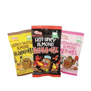 Nuts Holic - Snack Kacang Almond - 30 gr HONEY BUTTER