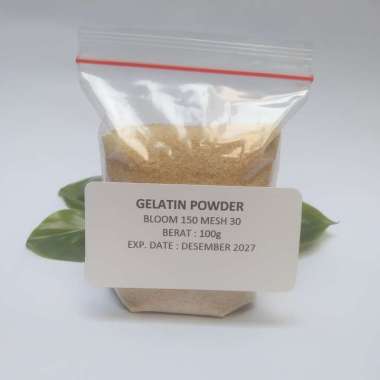 Gelatin Bubuk /Powder Halal MUI Murah 100g