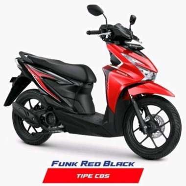 NEW HONDA BEAT CBS FUNK RED BLACK Bandung