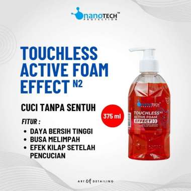 TOUCHLESS ACTIVE FOAM EFFECT - nanoTECH PROTECTION - SHAMPOO TANPA SENTUH EFEK KILAP DAYA BERSIH TIN
