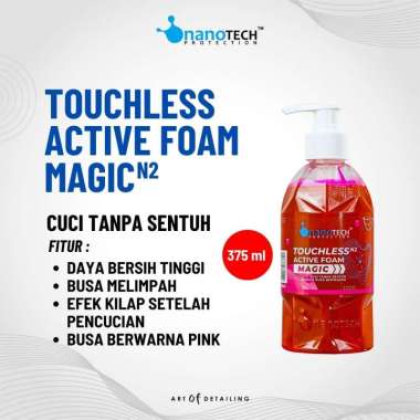 TOUCHLESS ACTIVE FOAM MAGIC - nanoTECH PROTECTION - SHAMPOO TANPA SENTUH BUSA BERWARNA EFEK KILAP -