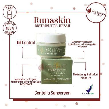 Runaskin Sunscreen Centella | Runaskin Unscented Centella Sunscreen