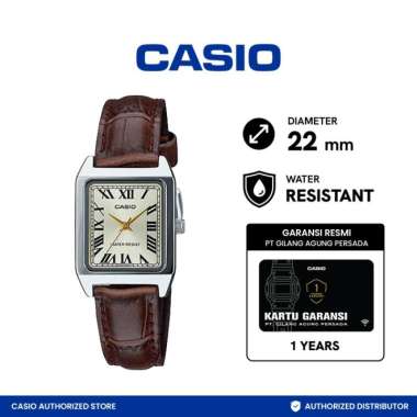 Jam Tangan Wanita Casio General LTP-V007L-9BUDF Original silver