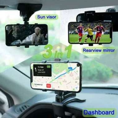 Holder Hp Mobil Jepit Dashboard Phone Holder Stand