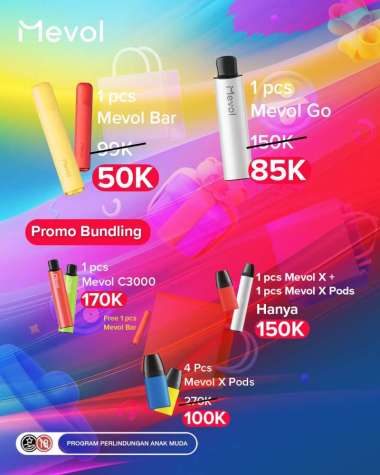 MEVOL X Device Graphite dan Mevol X Pods