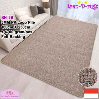 Tren-D-rugs Karpet polos alas lantai ruang tamu ruang tidur permadani bulu minimalis modern anti sli