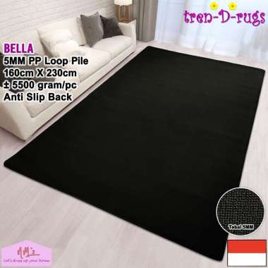 Tren-D-rugs Karpet polos alas lantai ruang tamu ruang tidur permadani bulu minimalis modern anti sli