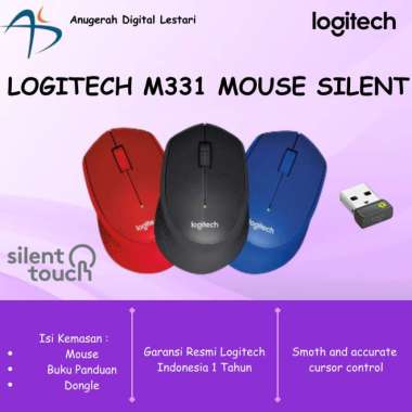 Mouse Logitech M331 Mouse Wireless Silent Click Original