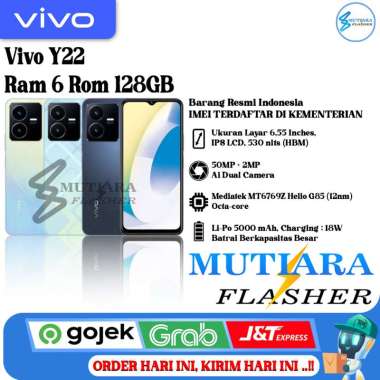 Vivo Y22 Ram 6 Rom 128GB Biru
