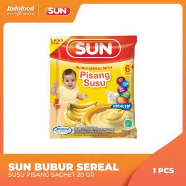 Sun Bubur Sereal Susu Pisang Sachet 20 gr