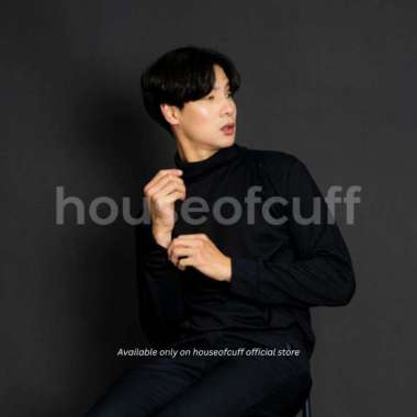 Turtle neck pria lengan panjang kaos slim fit kerah tinggi SIZE XXL MAROON XXL