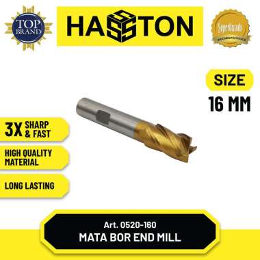 Hasston Mata Bor End Mill (0520) 16mm (Shank: 16mm)
