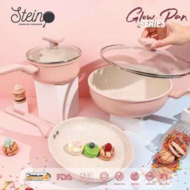 STEIN Cookware Set 5 PCS - Panci Set Stein GLOW PAN Series violet
