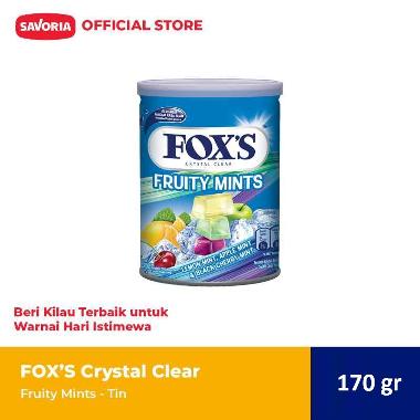 Bandung - FOX'S Fruity Mints Tin - Permen Mint Kaleng 170g