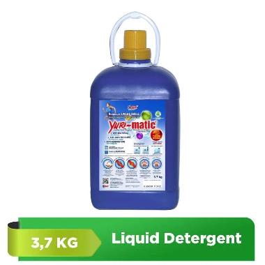 Yuri Matic Romantic Blue Tough Stains Anti Noda Cairan Pencuci Pakaian Gallon [3.7 Kg]
