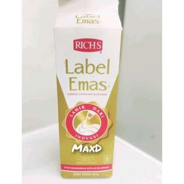 Rich's/ Richs Gold Label Whipping Cream 907 Ml