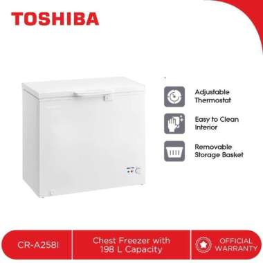 TOSHIBA CRA258I CHEST FREEZER 200 LITER