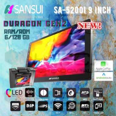 Sansui SA-5200I DURAGON GEN2 6/128 GB Android 9" Head Unit G2 Gen 2