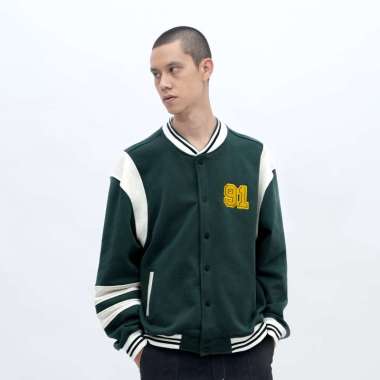 Roughneck VB032 Bottle Green Of 91 Varsity Jacket Bottle Green S