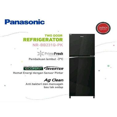 Panasonic Kulkas 2 Pintu NR-BB231Q-PK 210L
