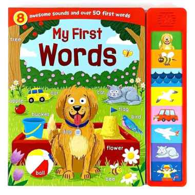 IGLOO My First Words Super Sound Book with 8 Awesome Sounds and Over 50 First Words