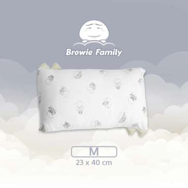Bantal Guling Bayi / Baby Hug Pillow - Browie Family - LAZY Sunday Jr. Medium / 23x40 cm Browie Fami
