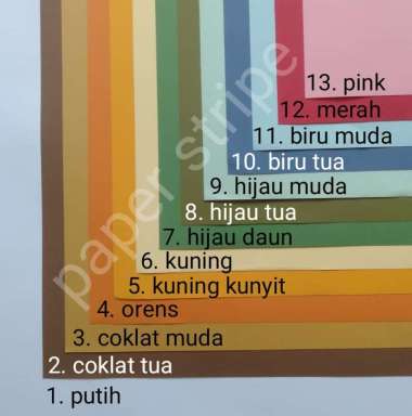 Amplop tebal warna custom ukuran 22x31cm a4