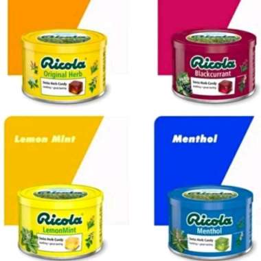 Ricola Menthol Candy Kaleng 100gr Menthol