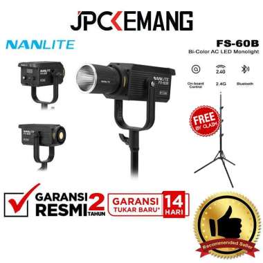 JPC KEMANG Nanlite FS-60B LED Bi Color Spotlight Studio Lighting Video Light Flash FS 60 B FS60B GAR