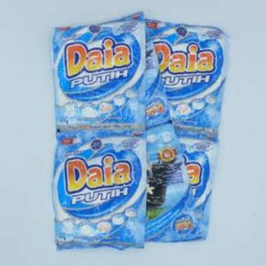 Promo Harga Daia Deterjen Bubuk Putih per 6 sachet 53 gr - Blibli