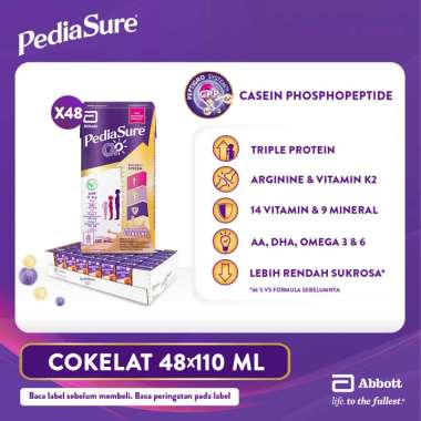 Promo Harga Pediasure Go Susu UHT Cokelat 110 ml - Blibli