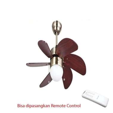 MT EDMA 30IN Pilot Ceiling Fan Dengan Lampu + Remote Control