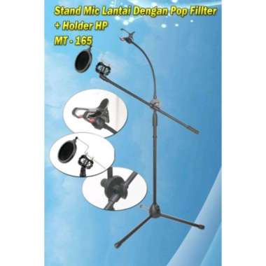 STAND MIC / STAND MICROPHONE BERDIRI LANTAI MT-175 MT - 165