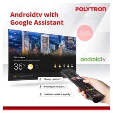 TV LED POLYTRON PLD50BUG9959 - 50 INCHI - 4K ULTRA HD SMART SOUNDBAR ANDROID TV - GARANSI RESMI - PL