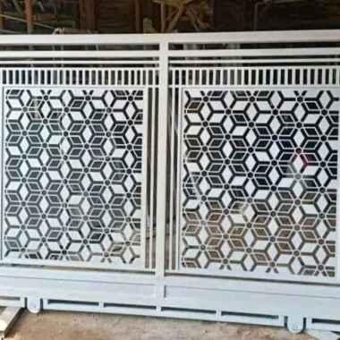 pagar plat laser cutting minimalis moderen Random