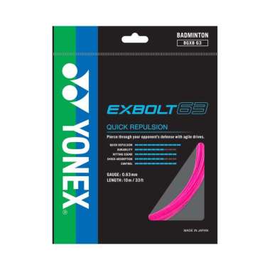 YONEX BADMINTON STRING EXBOLT 63 YELLOW