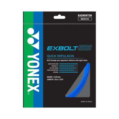 YONEX BADMINTON STRING EXBOLT 65 BLUE
