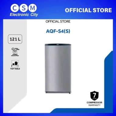 AQUA JAPAN Freezer AQF-S4(DS) 4 Rak Asi / Es Batu AQFS4 (S) Kulkas 1 Pintu (Garansi Resmi)