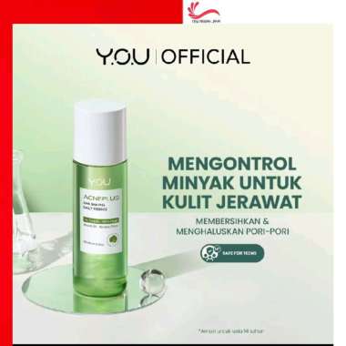 YOU Acneplus AHA BHA PHA Daily Essence 80ml Toner Untuk Kulit Berminyak dan Berjerawat