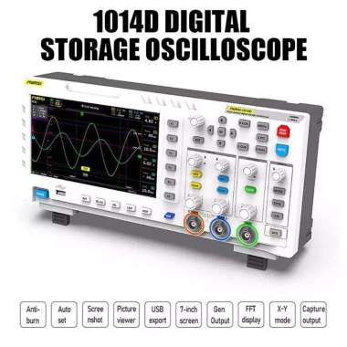 FNIRSI-1014D Digital Oscilloscope 2 In 1 Dual Channel Input Signal Generator 100MHz 1GSa/s