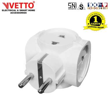 Steker T Multi 4 Lubang