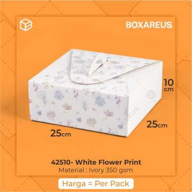 42510 - F - Dus Kue, Cake Box, Box Flower