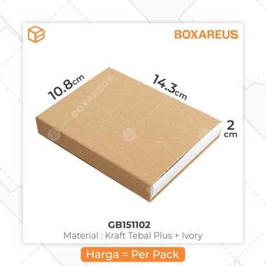Box Dus Dompet Kemasan Polos Gift Souvenir - GB151102