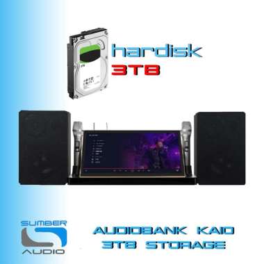 AUDIOBANK KAIO Karoeke All in One Player Wireless Mic KA-10 KA10 2TB