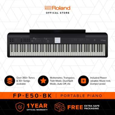 Roland FP-E50 Digital Portable Piano 88-Keys Weighted-action