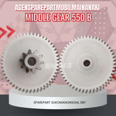 Ready Gearbox Middle Type 550 (Besar) / Gear Pliko/Gear/Gearbox/Mobil Motor aki mainan