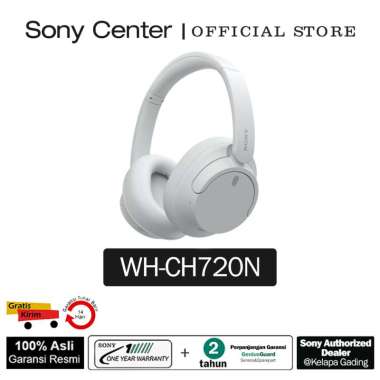 Sony Center Jakarta - SONY WH-CH720N / WH CH720N / WHCH720N / CH720 Headphone Bluetooth dengan Noise