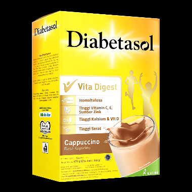 Promo Harga Diabetasol Special Nutrition for Diabetic Cappuccino 600 gr - Blibli
