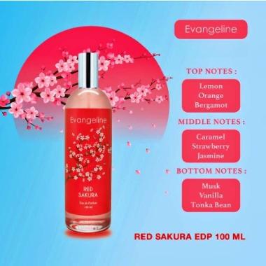 Evangeline Eau De Parfum Red Sakura 100ml BPOM