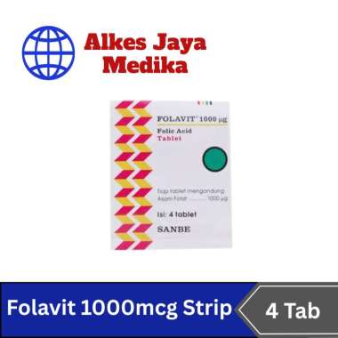 Folavit 1000 ¼g (Asam Folat 1000 ¼g)